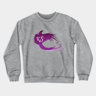 Kimbra Swain Purple Phoenix Logo Crewneck Sweatshirt